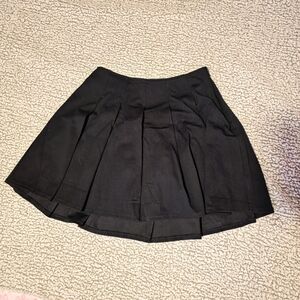 torrid 12 Black Pleated Circle Skater Skirt